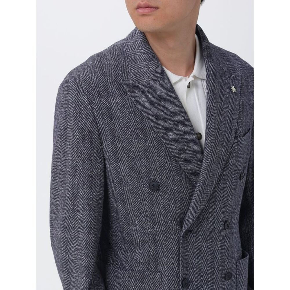 Manuel Ritz Jacket Men Blue - Picture 4 of 4